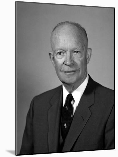 Digitally Restored American History Photo of President Dwight Eisenhower-null-Mounted Photographic Print