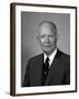 Digitally Restored American History Photo of President Dwight Eisenhower-null-Framed Photographic Print