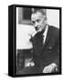 Digitally Restored American History Photo of President Lyndon B. Johnson-null-Framed Stretched Canvas