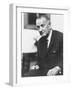 Digitally Restored American History Photo of President Lyndon B. Johnson-null-Framed Photographic Print