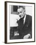 Digitally Restored American History Photo of President Lyndon B. Johnson-null-Framed Photographic Print