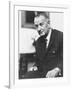 Digitally Restored American History Photo of President Lyndon B. Johnson-null-Framed Photographic Print