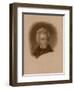 Digitally Restored American History Portrait of President Andrew Jackson-null-Framed Art Print