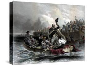 Digitally Restored American History Print of General George Washington-null-Stretched Canvas