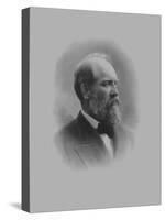 Digitally Restored American History Print of President James Garfield-null-Stretched Canvas