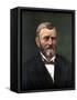 Digitally Restored Color Portrait of President Ulysses S. Grant-null-Framed Stretched Canvas