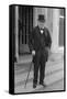 Digitally Restored English History Photo of Winston Churchill-null-Framed Stretched Canvas