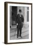 Digitally Restored English History Photo of Winston Churchill-null-Framed Photographic Print