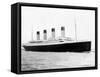 Digitally Restored Photo of RMS Titantic Departing Southampton-null-Framed Stretched Canvas