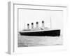 Digitally Restored Photo of RMS Titantic Departing Southampton-null-Framed Photographic Print