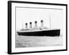 Digitally Restored Photo of RMS Titantic Departing Southampton-null-Framed Photographic Print