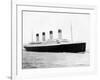 Digitally Restored Photo of RMS Titantic Departing Southampton-null-Framed Photographic Print