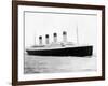 Digitally Restored Photo of RMS Titantic Departing Southampton-null-Framed Photographic Print