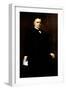 Digitally Restored Presidential Painting of President William Mckinley-null-Framed Art Print