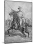 Digitally Restored Print of Colonel Theodore Roosevelt on Horseback-null-Mounted Art Print