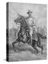 Digitally Restored Print of Colonel Theodore Roosevelt on Horseback-null-Stretched Canvas