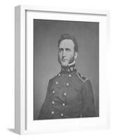 Digitally Restored Print of Thomas Stonewall Jackson as a Young Officer-null-Framed Art Print