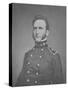 Digitally Restored Print of Thomas Stonewall Jackson as a Young Officer-null-Stretched Canvas