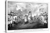 Digitally Restored Revolutionary War Print Showing the Surrender of British Troops-Stocktrek Images-Stretched Canvas