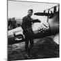 Digitally Restored Vector Artwork of Eddie Rickenbacker Standing Next His Fighter Plane-Stocktrek Images-Mounted Photographic Print