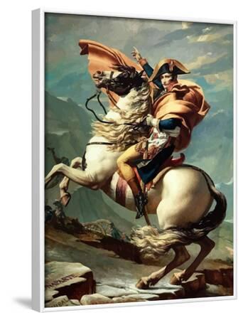 'Digitally Restored Vector Painting of Napoleon Bonaparte On His Horse ... Napoleon Bonaparte Horse Painting