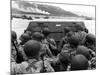 Digitally Restored Vector Photo of American Troops in a Landing Craft-Stocktrek Images-Mounted Photographic Print