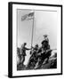 Digitally Restored Vector Photograph of the 1st American Flag Raising-Stocktrek Images-Framed Photographic Print