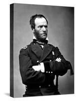 Digitally Restored Vector Portrait of General Sherman-Stocktrek Images-Stretched Canvas