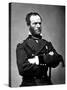 Digitally Restored Vector Portrait of General Sherman-Stocktrek Images-Stretched Canvas