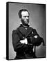 Digitally Restored Vector Portrait of General Sherman-Stocktrek Images-Framed Stretched Canvas