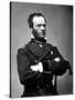 Digitally Restored Vector Portrait of General Sherman-Stocktrek Images-Stretched Canvas