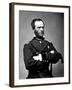 Digitally Restored Vector Portrait of General Sherman-Stocktrek Images-Framed Photographic Print