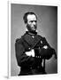 Digitally Restored Vector Portrait of General Sherman-Stocktrek Images-Framed Photographic Print