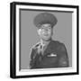 Digitally Restored Vector Portrait of Gunnery Sergeant John Basilone-Stocktrek Images-Framed Photographic Print