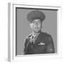 Digitally Restored Vector Portrait of Gunnery Sergeant John Basilone-Stocktrek Images-Framed Photographic Print