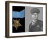 Digitally Restored Vector Portrait of Sergeant John Basilone And the Medal of Honor-Stocktrek Images-Framed Photographic Print