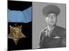 Digitally Restored Vector Portrait of Sergeant John Basilone And the Medal of Honor-Stocktrek Images-Mounted Photographic Print