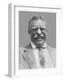 Digitally Restored Vector Portrait of Theodore Roosevelt Smiling-Stocktrek Images-Framed Photographic Print