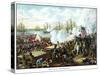 Digitally Restored War of 1812 Print at the Battle of New Orleans-Stocktrek Images-Stretched Canvas