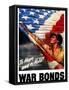 Digitally Restored War Propaganda Poster-Stocktrek Images-Framed Stretched Canvas