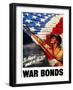 Digitally Restored War Propaganda Poster-Stocktrek Images-Framed Photographic Print