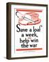 Digitally Restored War Propaganda Poster-Stocktrek Images-Framed Photographic Print