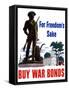 Digitally Restored War Propaganda Poster-Stocktrek Images-Framed Stretched Canvas