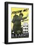 Digitally Restored War Propaganda Poster-Stocktrek Images-Framed Photographic Print