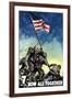 Digitally Restored War Propaganda Poster-Stocktrek Images-Framed Photographic Print