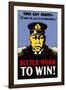 Digitally Restored War Propaganda Poster-Stocktrek Images-Framed Photographic Print