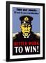 Digitally Restored War Propaganda Poster-Stocktrek Images-Framed Photographic Print