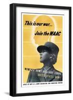 Digitally Restored War Propaganda Poster-Stocktrek Images-Framed Art Print