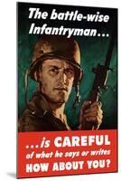 Digitally Restored War Propaganda Poster-Stocktrek Images-Mounted Art Print