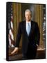 Digitally Restored White House Painting of President Bill Clinton-null-Framed Stretched Canvas